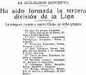 Liga de Tercera Division. 1930.